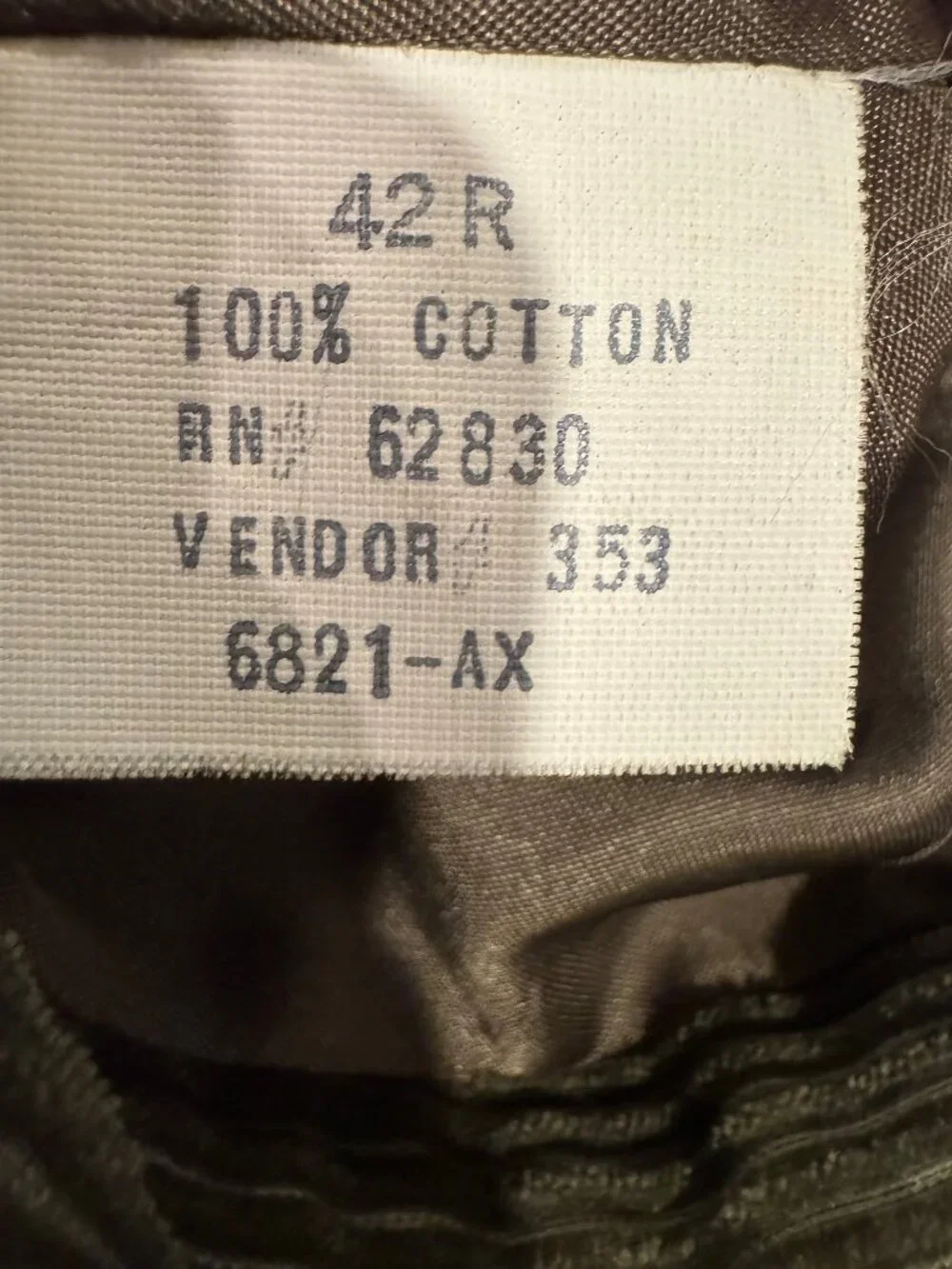 Lands' End Corduroy Sport Coat Blazer Men's 42R Olive Green Elbow Patch USA Made